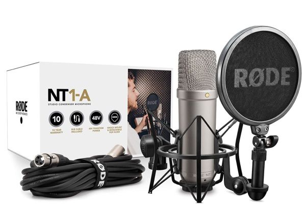 STUDIO CONDENSER MICROPHONE COMPLETE BUNDLE (SM6 KIT SHOCK MOUNT AND POP FILTER INCL.)