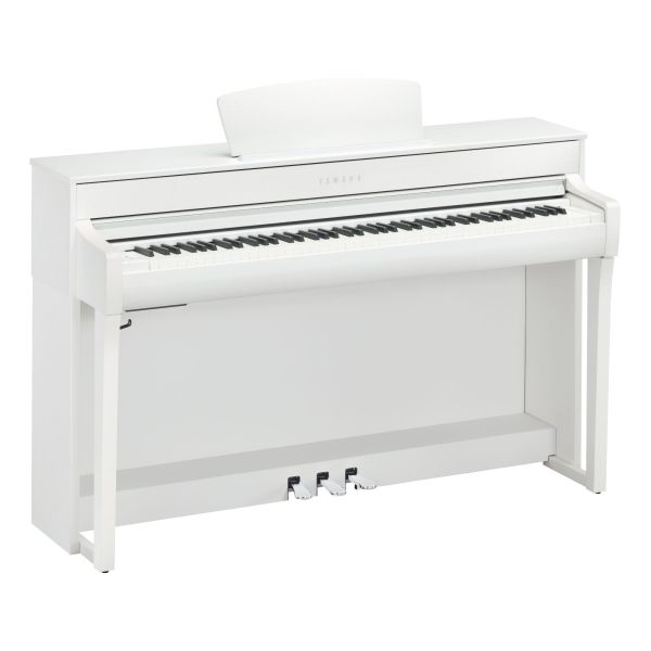 CLAVINOVA DIGITAL PIANO SATIN WHITE WOODEN FURNITURE