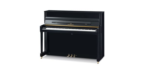 K SERIES UPRIGHT PIANO EBONY POLISH CM112