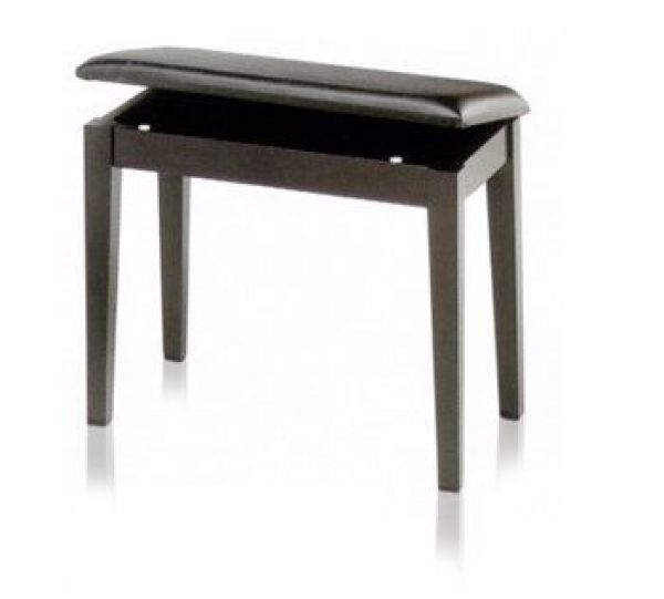 SATIN BLACK FIXED BENCH SKAY SITTING W.SHEETS DRAWER