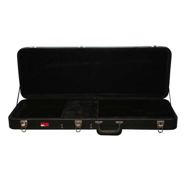 RECTANGULAR HARD CASE FOR ELECTRIC GUITAR BLACK