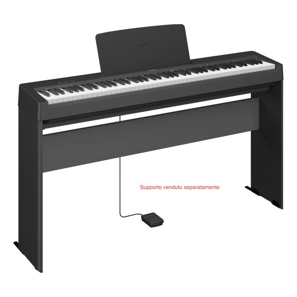 PORTABLE 88 KEYS DIGITAL PIANO BLACK